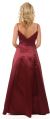 Boat Neck A-Line Beaded Classic Formal Prom Dress back